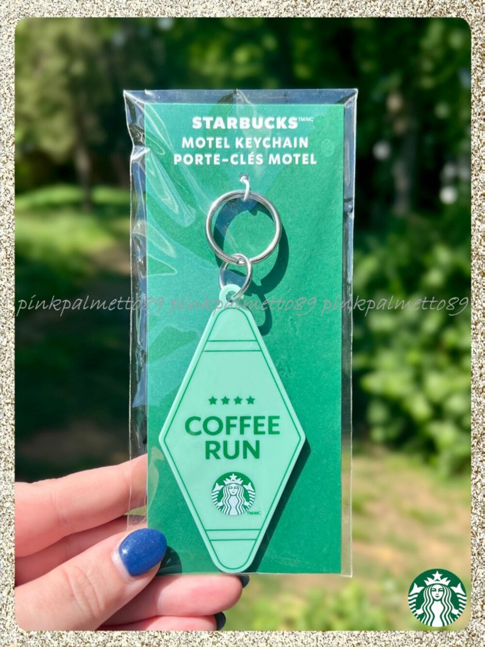 ✨🔑 NWT 2026 Starbucks Summer 'Road Trip' "Coffee Run" Retro Motel Keychain